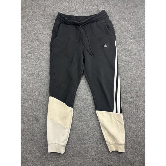 adidas Other - Adidas Sweatpants Mens Medium Black Fleece Joggers Side Stripe Colorblock‎ Logo